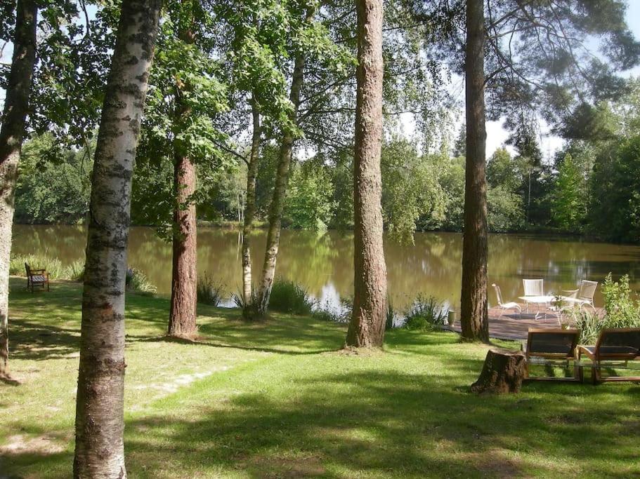 Paradis Perdu En Sologne Avec Plage Privee Villeny Kültér fotó
