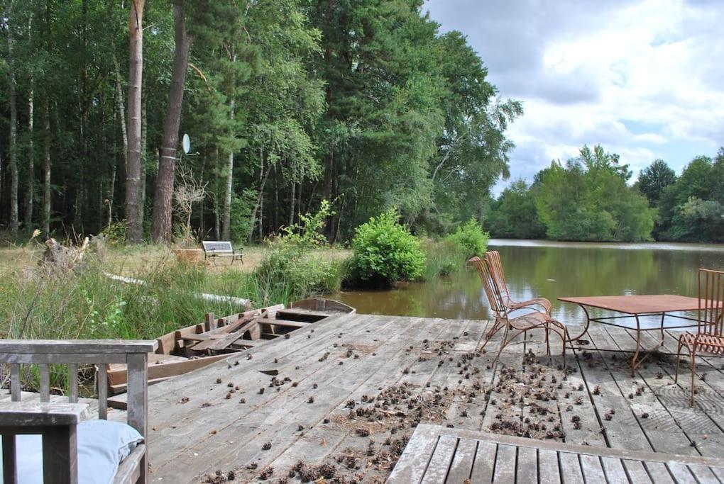 Paradis Perdu En Sologne Avec Plage Privee Villeny Kültér fotó